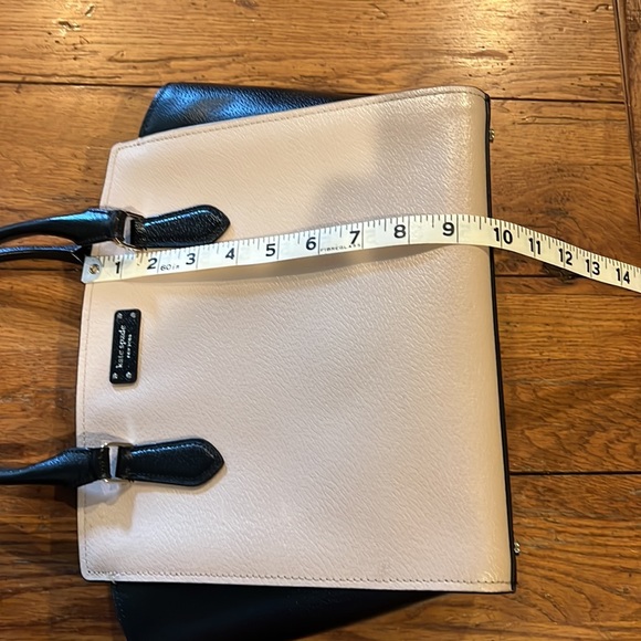 Kate Spade Handbag & Matching Wallet - soft pink and black.Items have gentle use - Picture 16 of 16